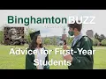 Binghamton Buzz Advice For First-Year Students