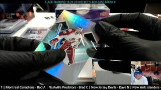 BLACK DIAMOND 19-20 UD HOCKEY 5-BOX CASE BREAK PYT