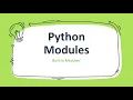 Python Modules Part 5 built-in Modules