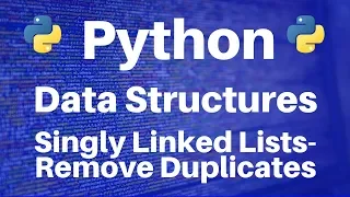 Data Structures in Python Singly Linked Lists -