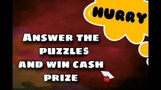 answer the puzzles and win cash prizes 1st prize rs1000 2nd prize rs500 3rd 4th and 5th prize rs400