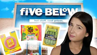 Five Below s Weirdest Candies Taste Test Forbidden Candy Salad Creation
