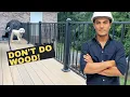 Metal Deck Railing - Install Pricing and overall quality Fortress Fe26 Steel Deck Railing