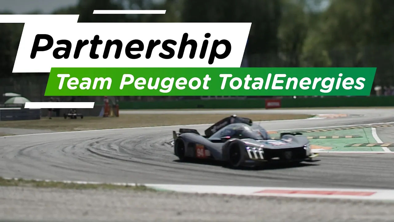 Partnership - 2022 FIA WEC Season with Team Peugeot TotalEnergies : Youtube video player