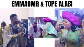 emmaomg u0026 tope alabi perform each others songs at an event