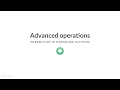 Python Tutorial Advanced operations