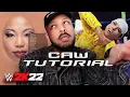 HOW I MAKE MY CAWS IN WWE 2K22