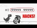MORE Google Dinosaur Game HACKS Arcade Mode Invincibility Character Swaps Speed and MORE