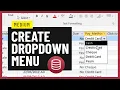 How to create a drop-down menu in Access IGCSE ICT Practical Exam Revision