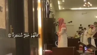 ذرني ومن خلقت وحيدا  سورة المدثر مكررة ثلاث مرات  القارئ عبد الله خلف  دندنها