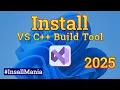How to install Microsoft C Visual Studio build tool VS Build Tool Install Install Mania