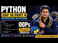 Python Day 16 Part 4 python OOPs Aggregation full Explanation