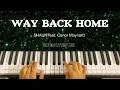 Download Lagu SHAUN - Way Back Home (feat. Conor Maynard) | Piano Cover By TalentwithSJ