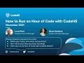 CodeHS Webinar How to Run an Hour of Code 2021