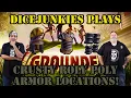 Dicejunkies Plays Grounded Crusty Roly Poly Armor Set Locations and New SCAB Scheme RPG Module