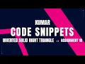 Inverted Solid Right Triangle Assignment 10 CCBP NxtWave CCBP 4 0 Telugu Python Coding