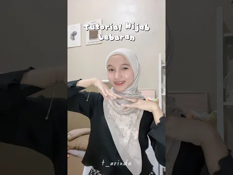 Tutorial hijab lebaran #shorts #tutorialhijab