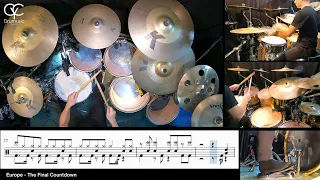 Download The Final Countdown - Europe / Drum Cover By CYC ( @cycdrumusic  ) score \u0026 sheet music MP3