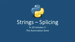 String slicing - Python Tutorial 5