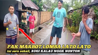 pak marbot ikut lomba latto latto latto latto lomba bola tok tok viral di tiktok