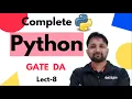 for loop Lecture 8 Python Complete Course GATE DA Puneet Kansal