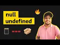 null vs undefined in JS Frontend Interview Tamil Velmurugan MG