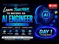 Become an AI Engineer with Me Day 1 Python for Beginners LIVE