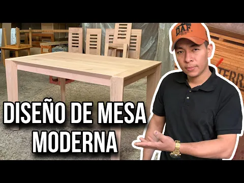 Download MP3 COMO DISEÑAR MESA PARA COMEDOR MODERNO *Bien explicado*