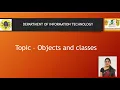 OBJECTS AND CLASSES OBJECT ORIENTED PROGRAMMING SNS INSTITUTIONS