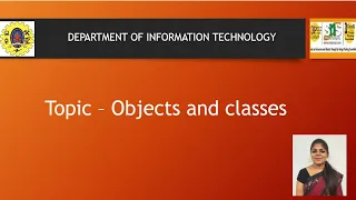 OBJECTS AND CLASSES OBJECT ORIENTED PROGRAMMING SNS INSTITUTIONS