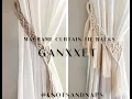 MACRAME TUTORIAL FREE MACRAME CURTAIN TIE - BACKS BY CHELSEA GARDNER KNOTSANDNAPS FOR GANXXET