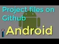 Project files on Github - Getting Started with Android Development