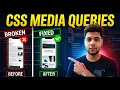 css media queries css media queries tutorial in hindi responsive web design media queries