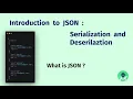 Intro to JSON in Android Serialization and Deserialization 2021