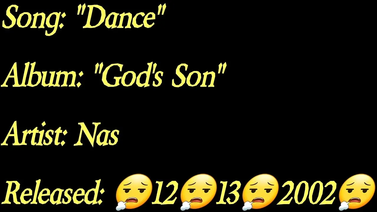 Nas - Dance (Lyrics)