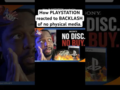How PLAYSTATION reacted to Backlash of NO Physical Media! #gaming #playstation #comedy