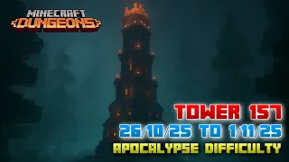 The Tower 157 Apocalypse Full Climb Guide Strategy Minecraft Dungeons Fauna Faire