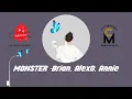 (COVER) - MONSTER - Timeflies ft Katie Sky - by Brian, AlexD, Annie (LYRIC - Eng \u0026 Ind)