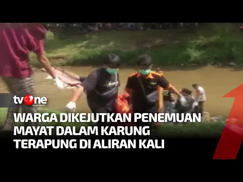 Jasad Pria Dalam Karung Ditemukan di Kali Pesanggrahan