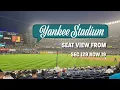 New York Yankees Stadium Cheerful Moments from - Seat Vew Sec 129 Row 19