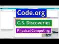 Arrays and Color LEDs Lesson 10 10 Tutorial with Answers Code org CS Discoveries Physical Computing