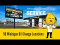 Michigan Oil Change Locations