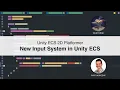 How to use New Input System in Unity ECS