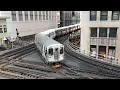 CTA 60fps Chicago L Trains Tower 18 Interlocking on The Loop 19