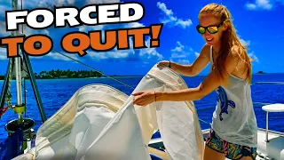 RIPPED SAIL with 1000 miles to go! [Ep158 RED SEAS]