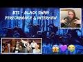 Download Lagu BTS - 'Black Swan' Performance and Interview (Late Late Show) REACTION