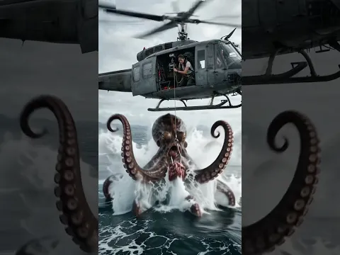 A FISHING MISSION TURNS INTO A NIGHTMARE! GIANT OCTOPUS EMERGES FROM THE OCEAN 😱🐙