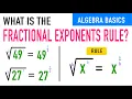 Fractional Exponents Rule Explained