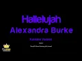Alexandra Burke - Hallelujah (Karaoke Version)