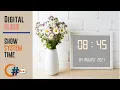 C Clock Show System Date and Time Clock Blinker